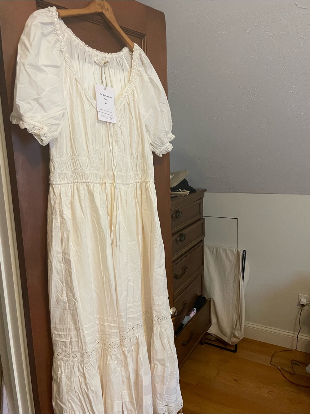 NWT Christy Dawn The Brynne Dress in Pearl - Picture 2 of 3